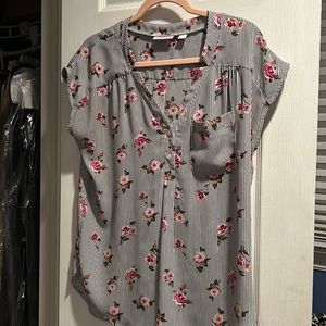 Striped and floral, New York and Company blouse